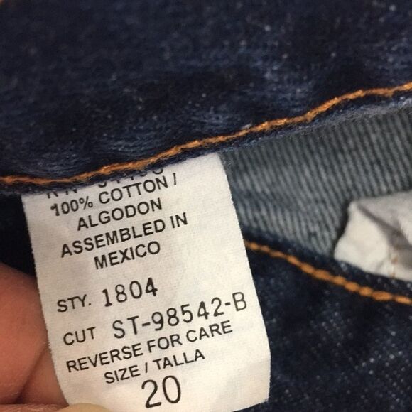 Vintage L A Blues High Waisted Dark Wash Jeans 20 - Picture 10 of 11